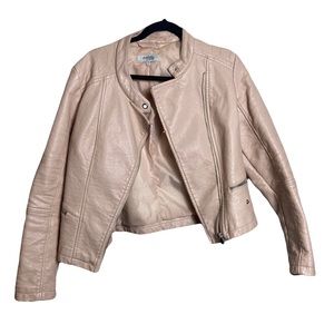 Pink Motorcycle Jacket Size Medium